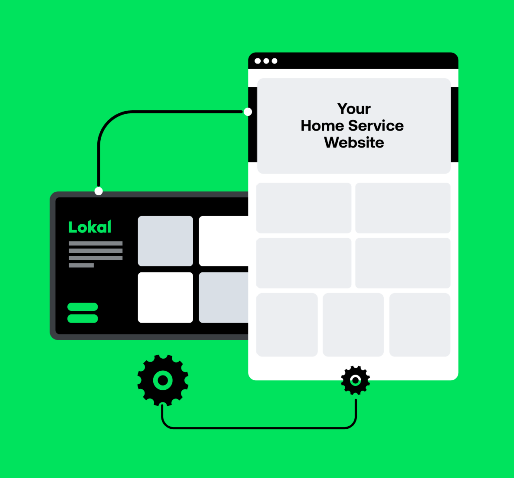 Your Home Service Website Graphic