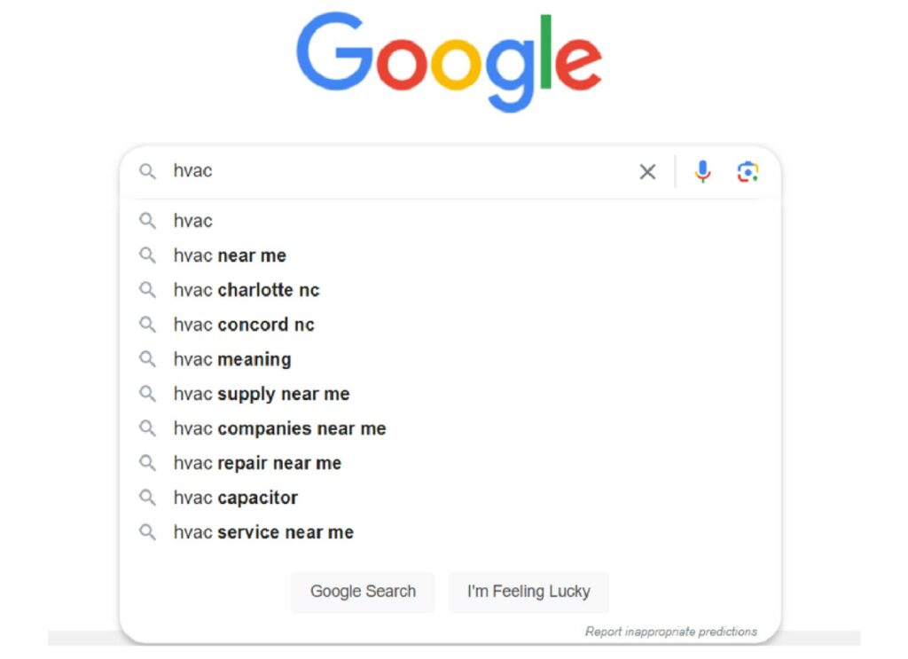 HVAC advertising ideas For SEO keywords