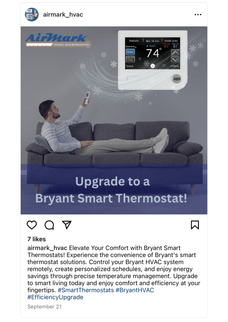 Airmark Instagram Post
