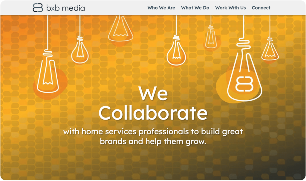 BXB's website's screenshot