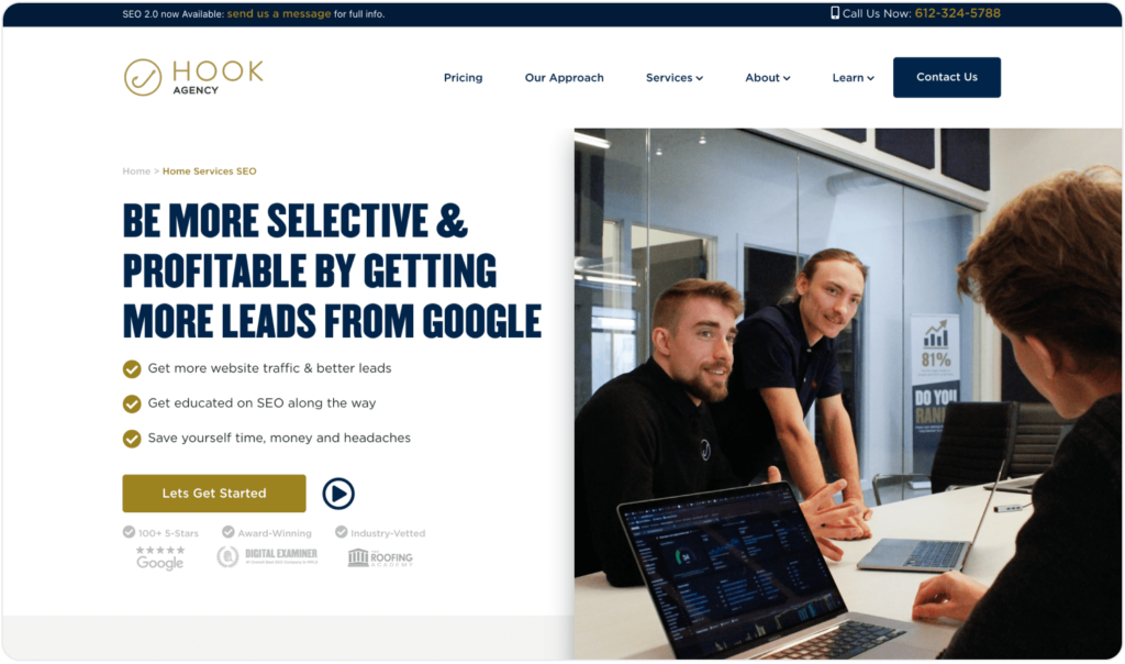 Hook Agency Website