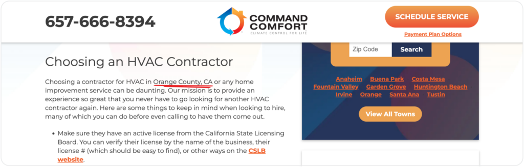 command comfort faqs