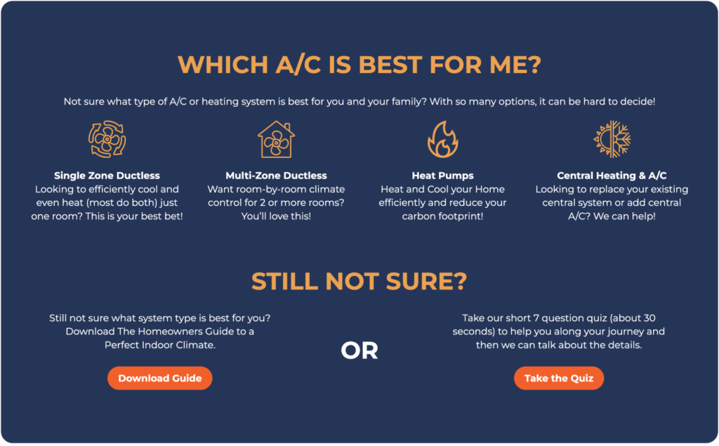 Command FAQ section on homepage