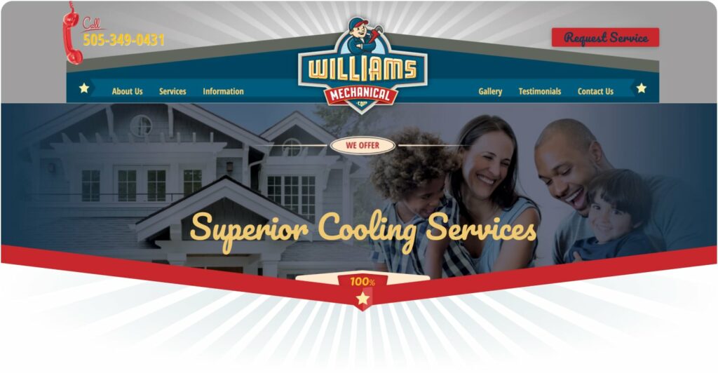 Williams Mechanical retro theme