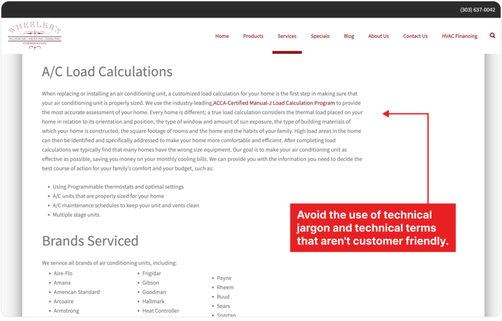 Avoid Technical Jargon