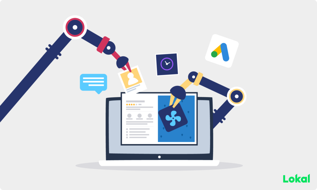 graphic future of AI in Google business profile