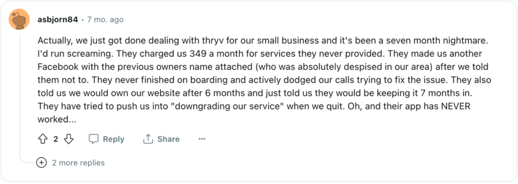 Reddit Yellow Pages Post