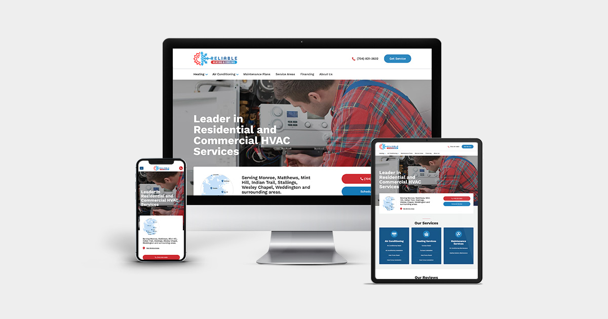 Reliable Heating & Cooling responsive design
