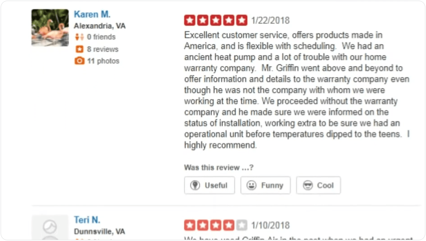 screenshots of real customer testimonials on video